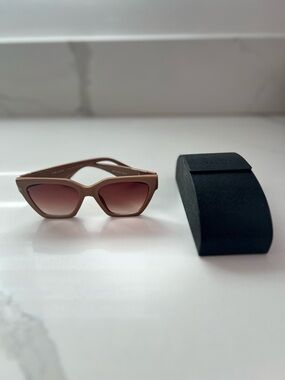 Prada Cat Eye Sunglasses 52mm Caramel Nude